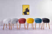 Plastic Chair PP (6 Chairs) LKD8116PCBD | LEUKHOME
