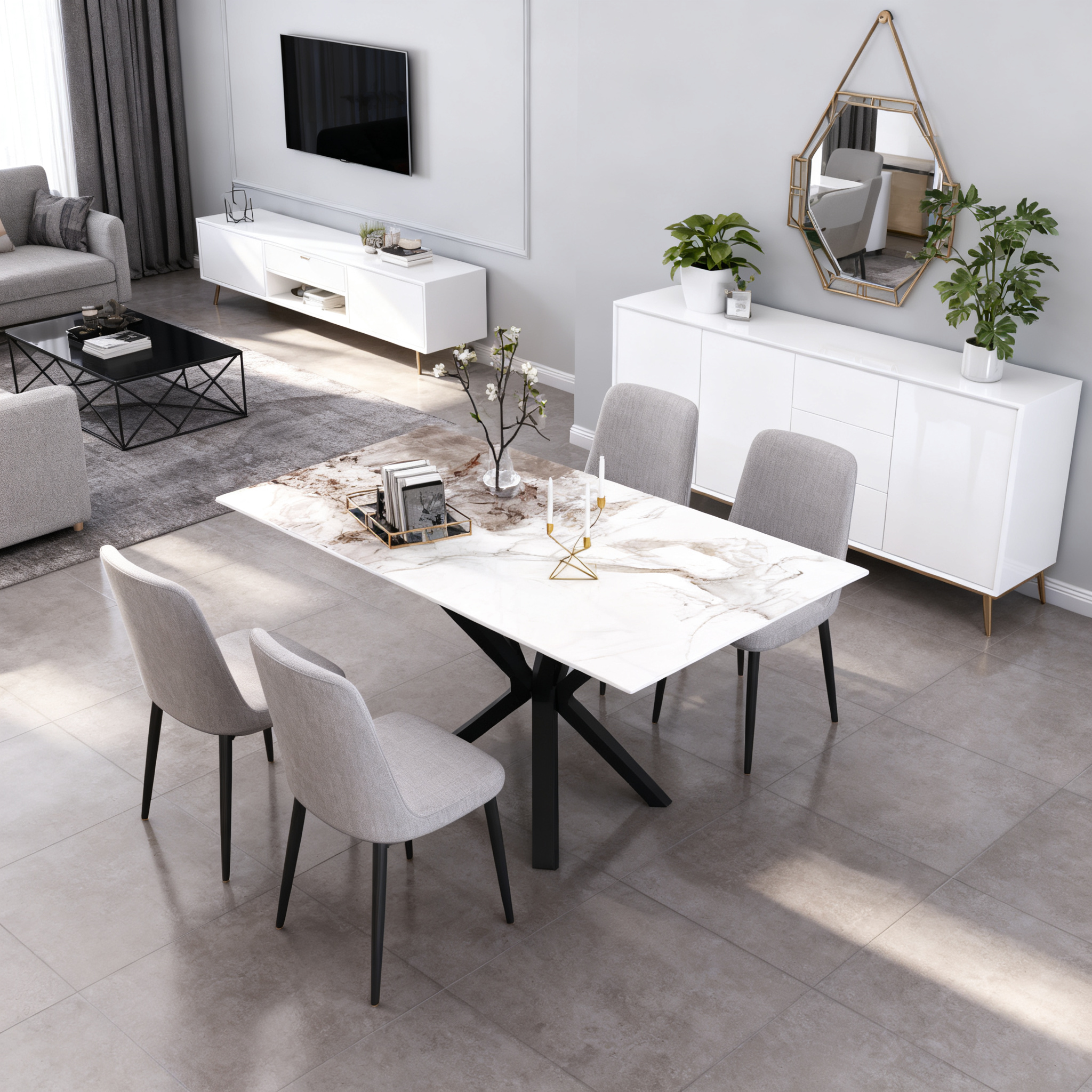 Rectangle Dining Table LKD240DTAWS | FONDHOUSE