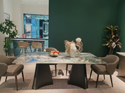 Dining Table Rectangular Artificial Stone T-1297 | FONDHOUSE