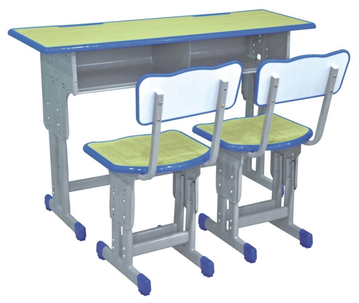 Single Desk and Chair, 1 Set (1 Table+2 Chairs) LKS168DKRY | LEUKHOME