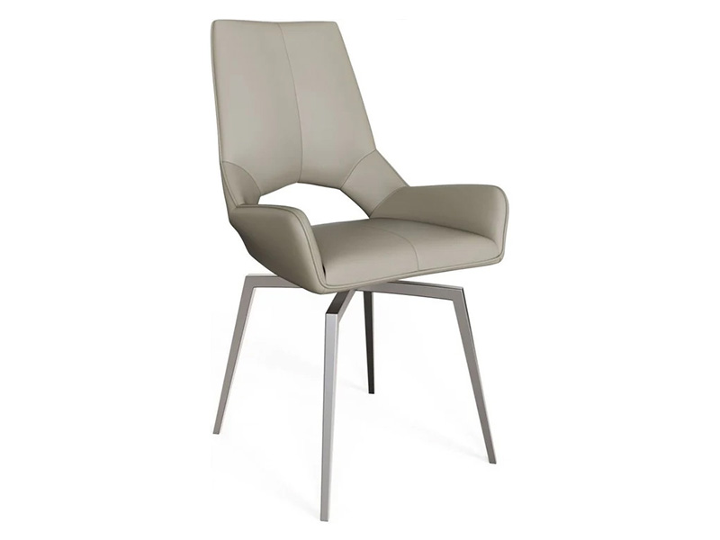 Dining Chair PU with Metal Chromed Legs HTC0505 | HOMETREE