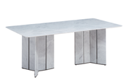 Dining Table Rectangular Artificial Stone T-1311 | FONDHOUSE