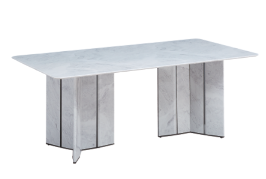 Dining Table Rectangular Artificial Stone T-1311 | FONDHOUSE