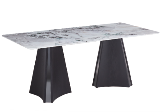 Dining Table Rectangular Artificial Stone T-1297 | FONDHOUSE