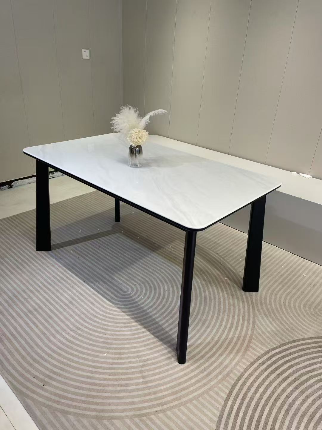 Dining Table Rectangular Glass S2498 | FONDHOUSE