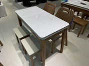 Dining Table Rectangular Glass S2530 | FONDHOUSE