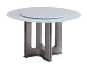Dining Table Circle Artificial Stone T-1329 | FONDHOUSE