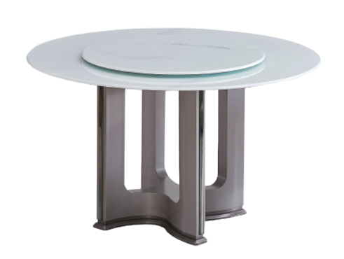 Dining Table Circle Artificial Stone T-1329 | FONDHOUSE