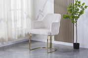 Gold Chromed Dining Chair HTC814 | Fondhouse
