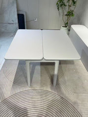 Dining Table Rectangular Glass S2530White | FONDHOUSE