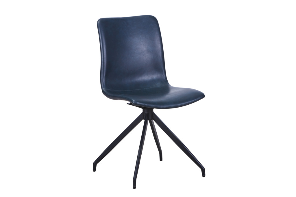 Dining Chair PU with Metal Black Powder Coating Legs HTC0630 | HOMETREE