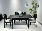 Dining Table Rectangular Glass T72 | FONDHOUSE