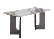 Dining Table Rectangular Artificial Stone T-1397 | FONDHOUSE