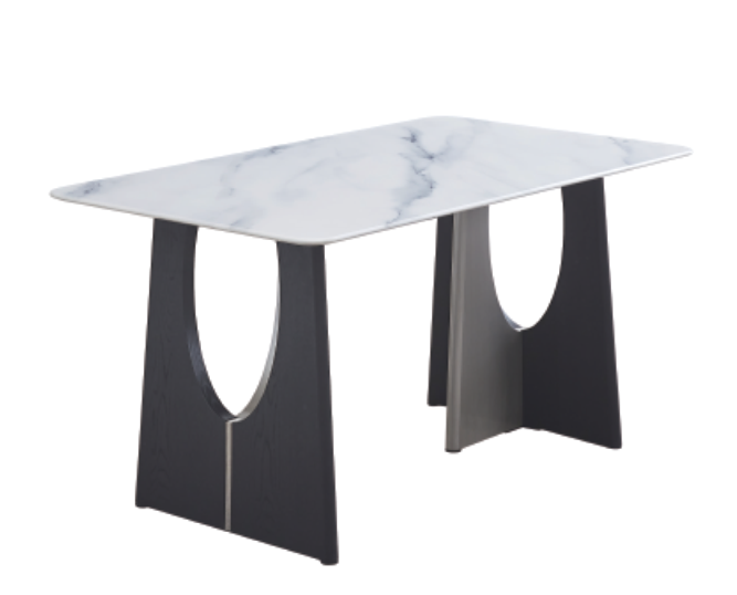 Dining Table Rectangular Artificial Stone T-1396 | FONDHOUSE