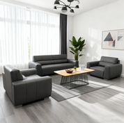 Sofa Set Eco Leather (3+1+1) LKL033SFXC | LEUKHOME