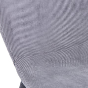 Dining Chairs Set of 4 Fabric/Grey AWS148UK | LEUKHOUSE