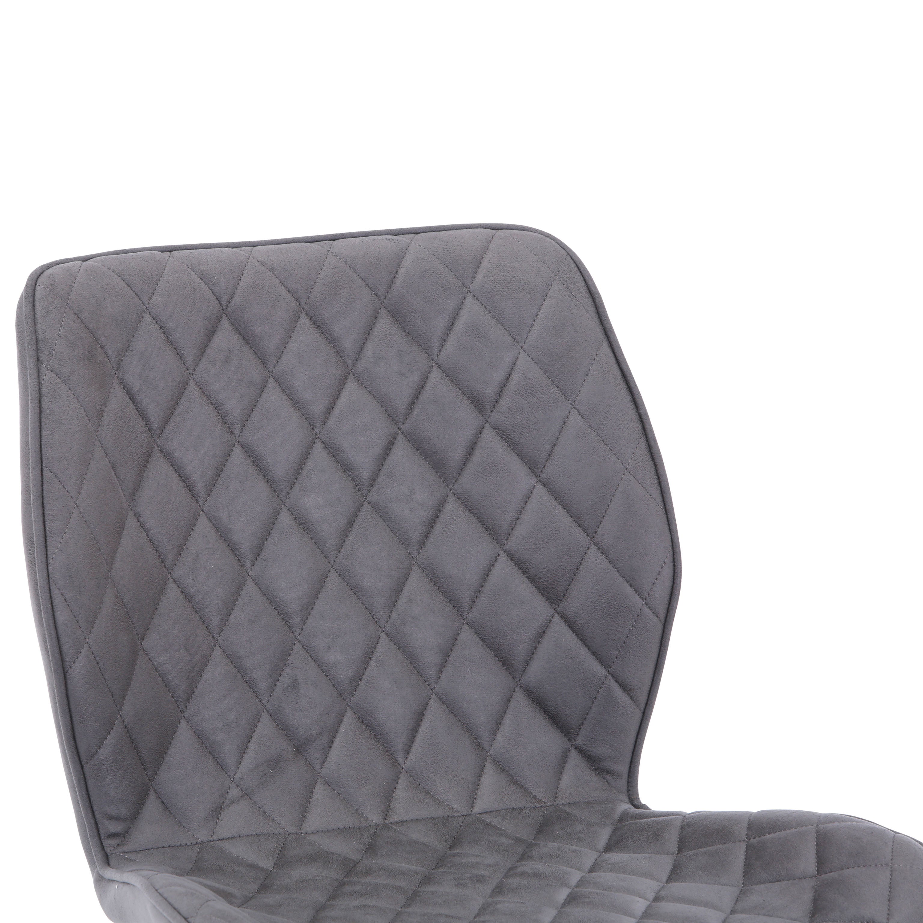 Dining Chairs Set of 4 Velvet/Grey AWS159UK | LEUKHOUSE