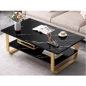 Coffee Table Marble Color Rectangular Wooden LKL229CTAWS | FONDHOUSE