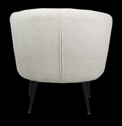 Lounge Chair Fabric with Metal Black Powder Coating Lges HTC0694 | HOMETREE