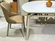 Dining Table Rectangular Glass S2452 | FONDHOUSE