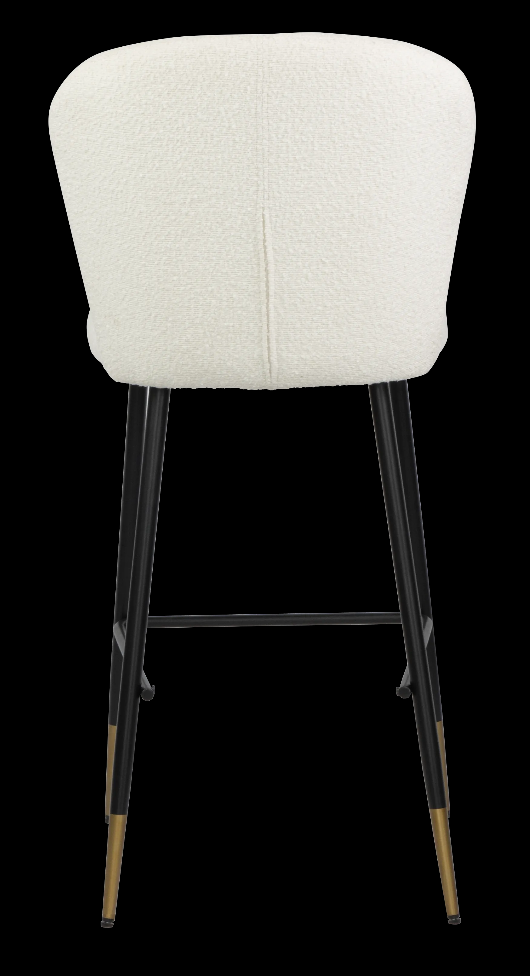 Bar Stool Fabric with Metal Black Powder Coating Legs HTB0046 | HOMETREE