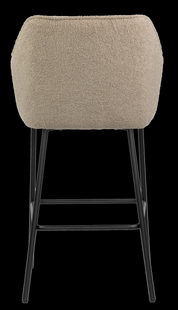 Bar Stool Fabric with Metal Black Powder Coating Legs HTB0042 | HOMETREE