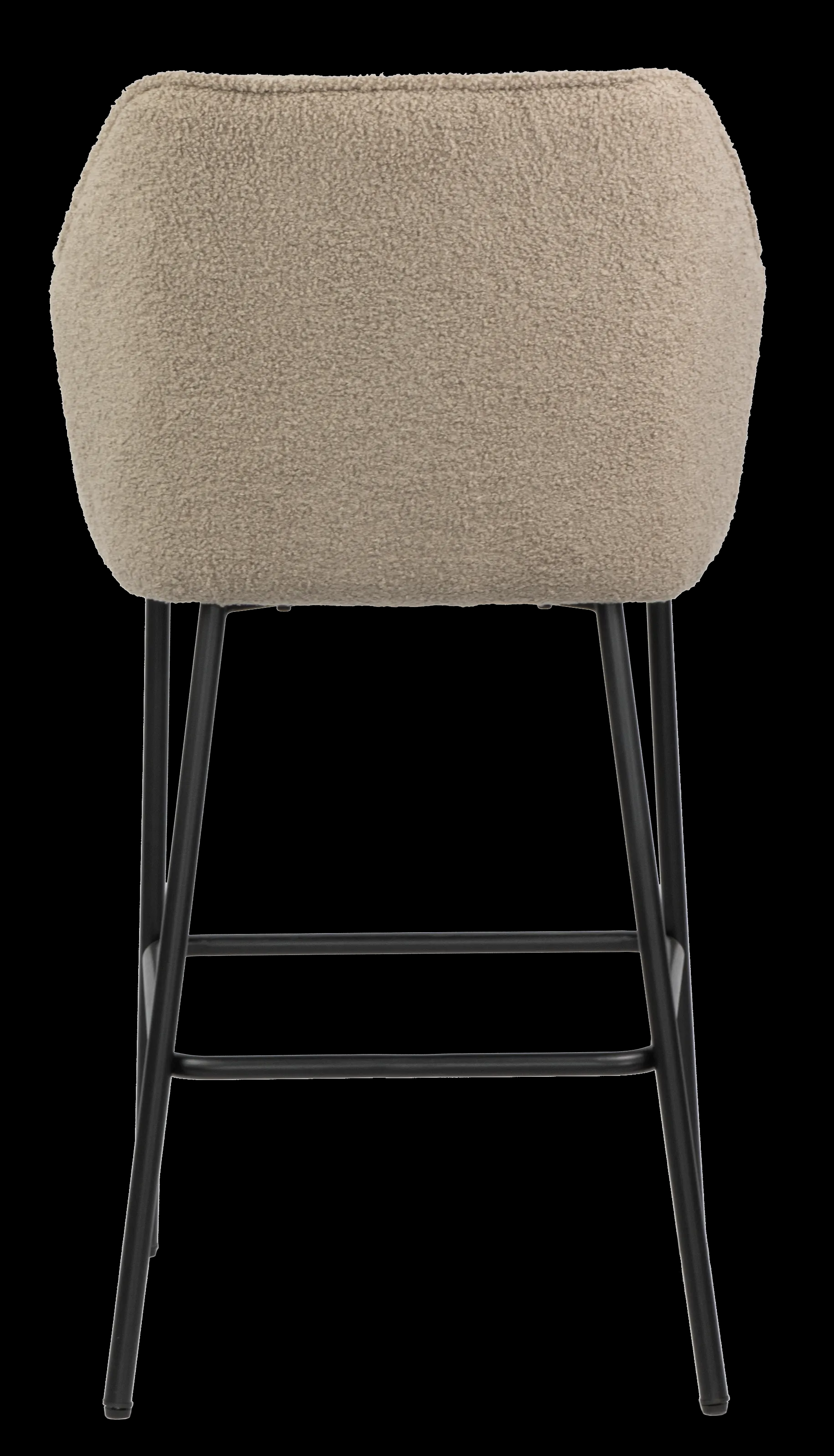 Bar Stool Fabric with Metal Black Powder Coating Legs HTB0042 | HOMETREE
