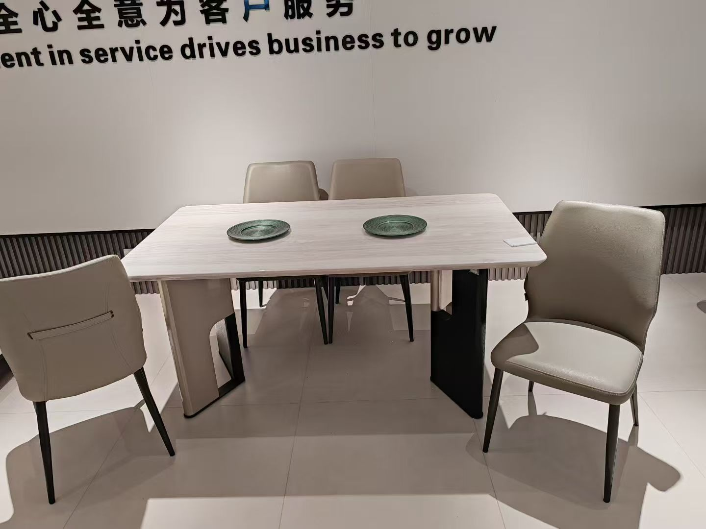 Dining Table Rectangular Artificial Stone T-1398 | FONDHOUSE