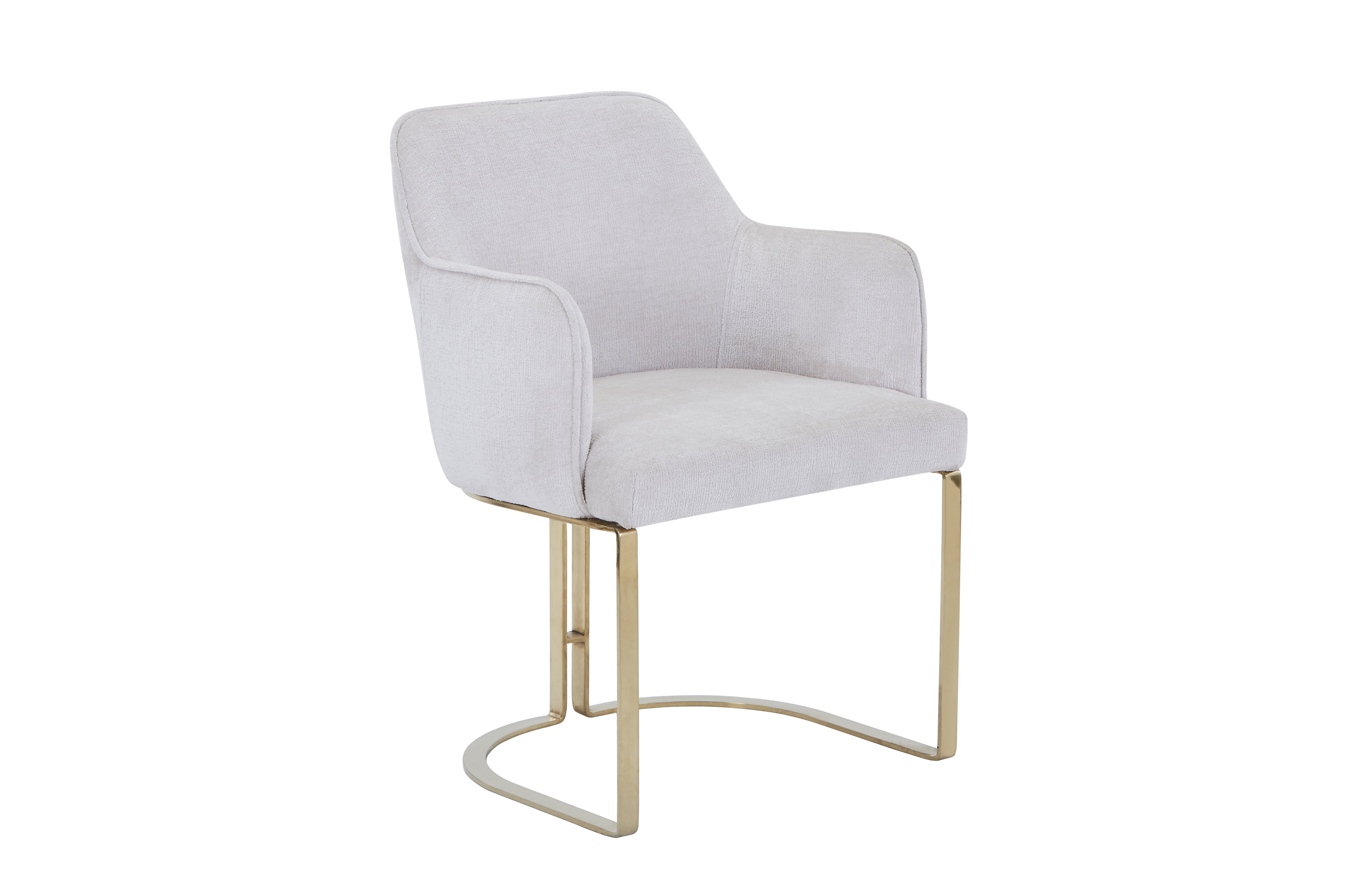 Gold Chromed Dining Chair HTC814 | Fondhouse