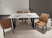 Dining Table Rectangular Artificial Stone T-1396 | FONDHOUSE
