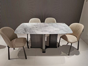 Dining Table Rectangular Artificial Stone T-1258 | FONDHOUSE