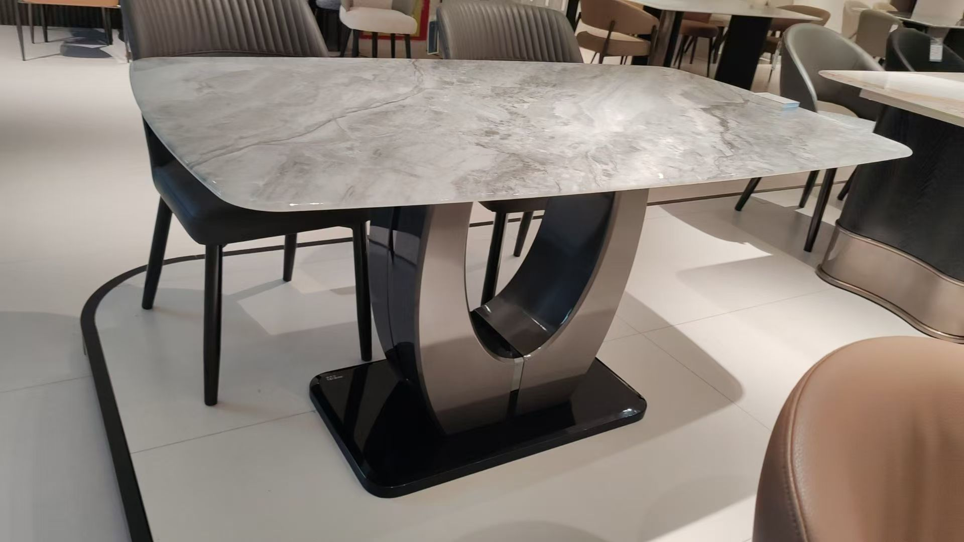 Dining Table Rectangular Artificial Stone T-1252 | FONDHOUSE