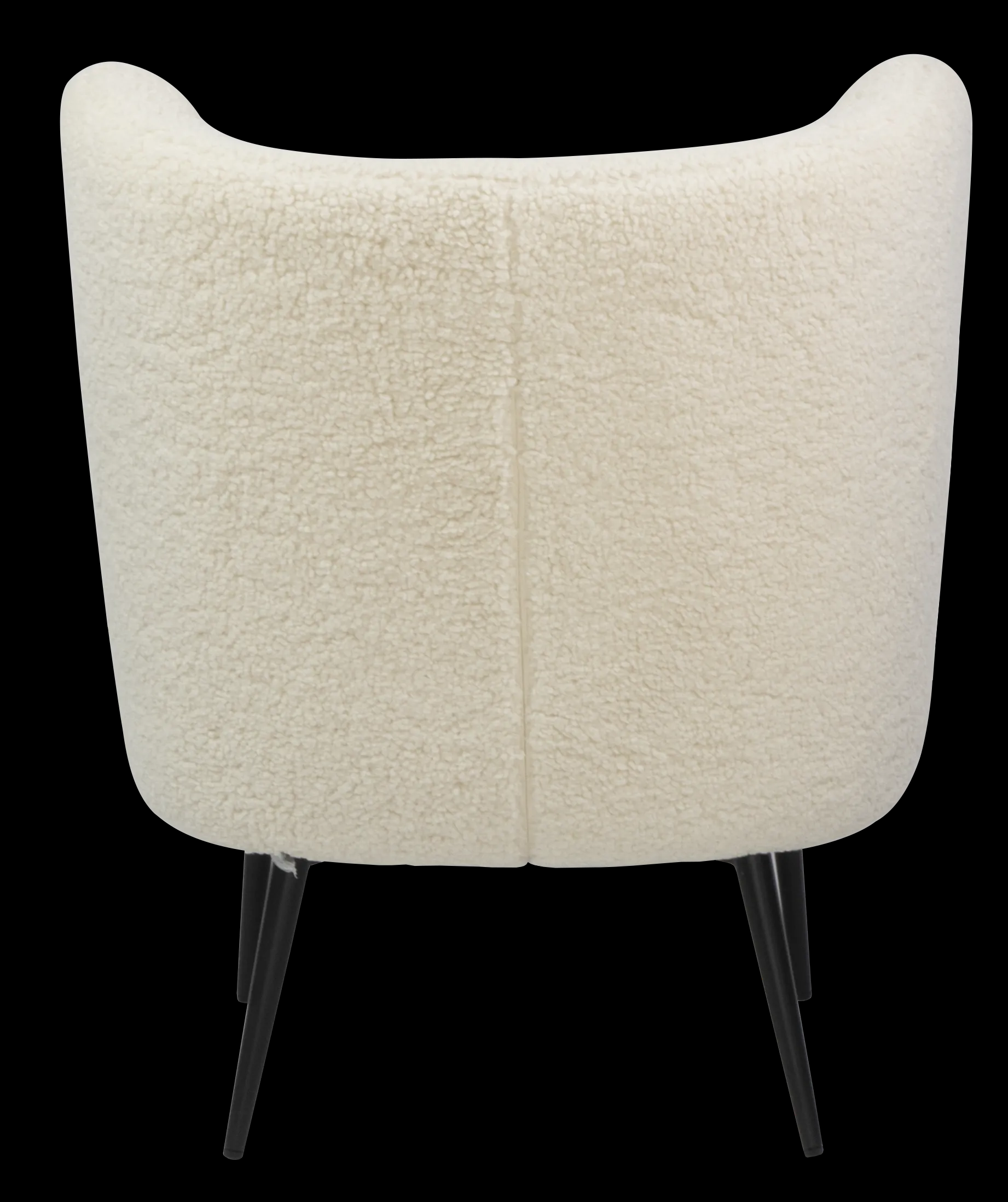 Lounge Chair Fabric with Metal Black Powder Coating Legs Metal HTC0691 | HOMETREE