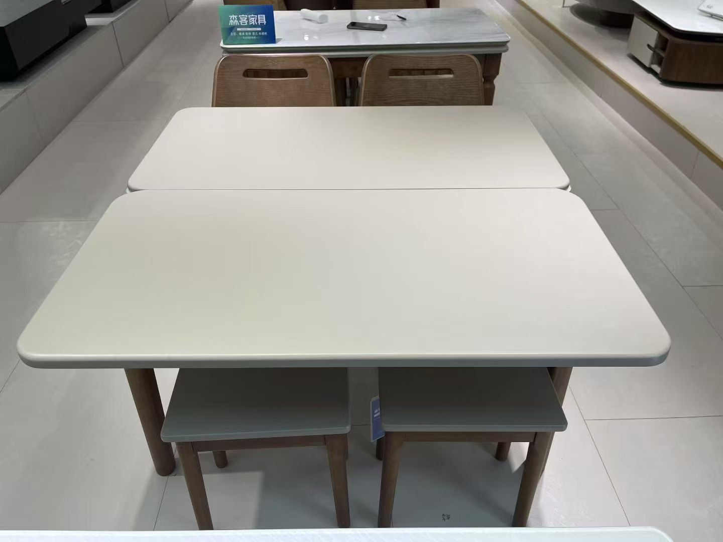 Dining Table Rectangular Glass S2530 | FONDHOUSE