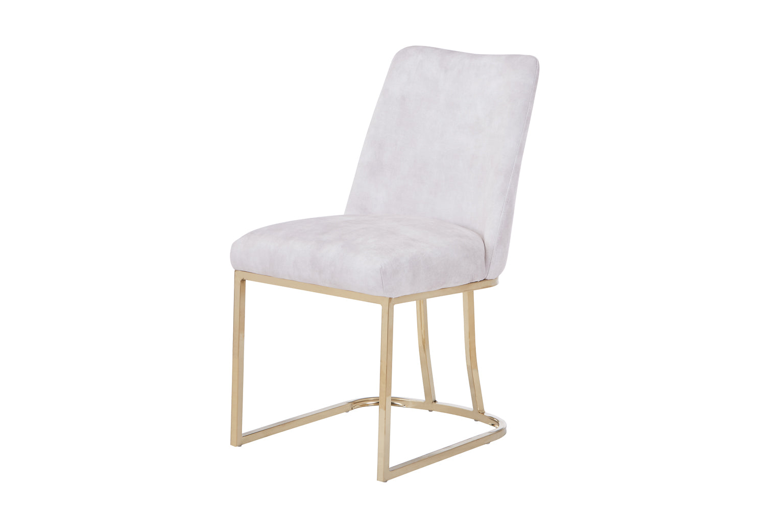 Gold Chromed Dining Chair HT08（2 Chairs） | Fondhouse