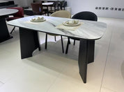 Dining Table Rectangular Glass X012 | FONDHOUSE