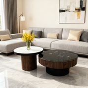 Coffee Table Artificial Stone Baking Paint LKL071CTJKN | LEUKHOME