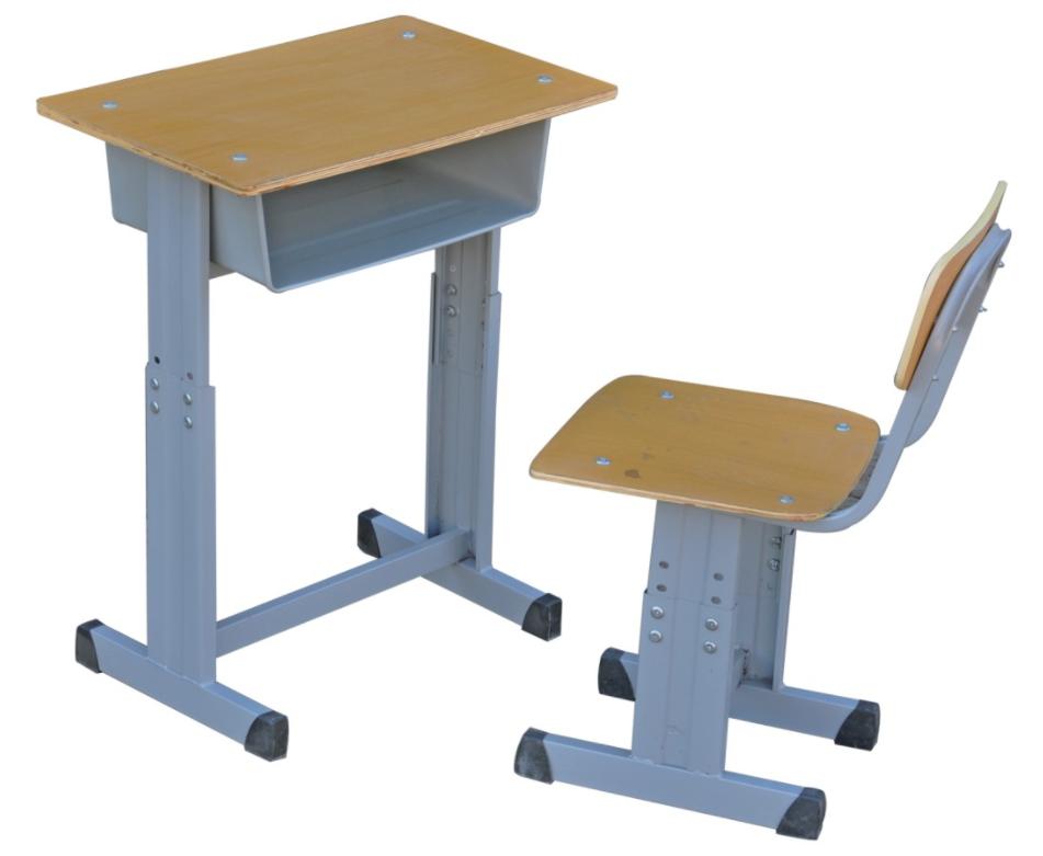 Single Desk and Chair, 2 Sets (2 Tables+2 Chairs) LKS33DKRY | LEUKHOME