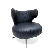 Armchair Black Leather LKX008ACSY | LEUKHOME