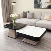 Coffee Table Artificial Stone Baking Paint LKL067CTJKN | LEUKHOME