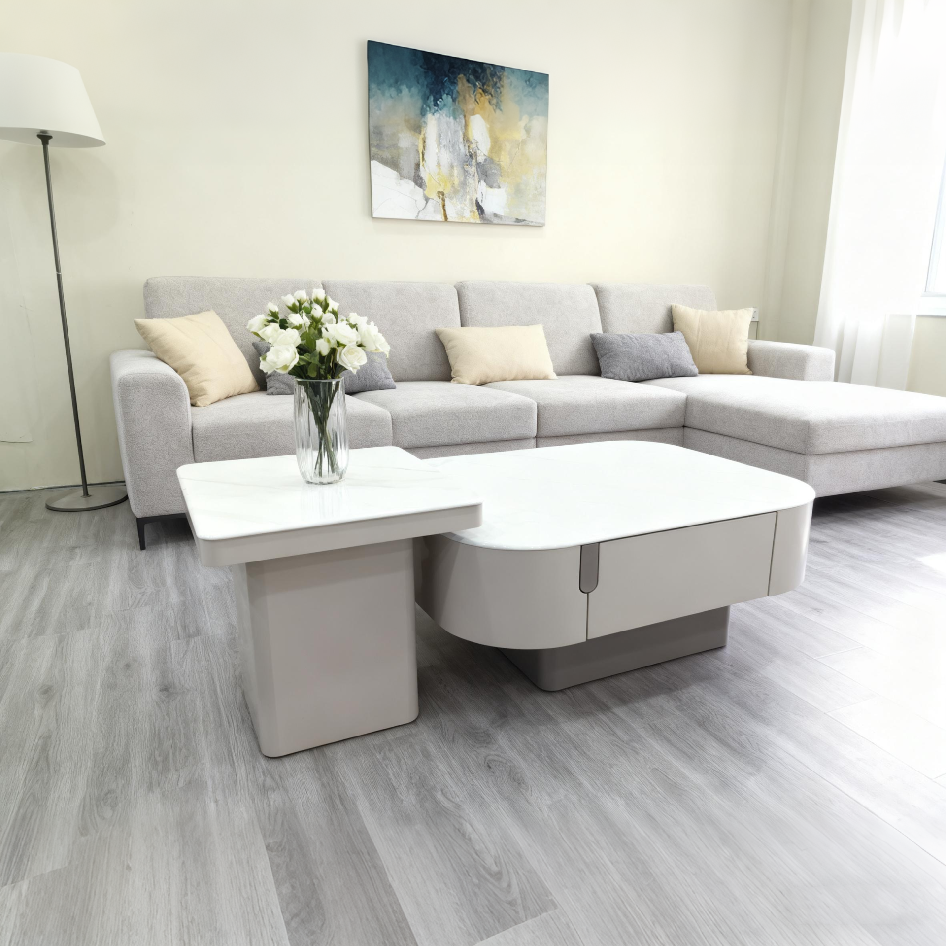 Краска для запекания из искусственного камня для журнального столика LKL065CTJKN | LEUKHOME