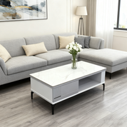 Coffee Table Sintered Stone Baking Paint LKL055CTJKN | LEUKHOME