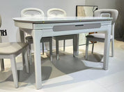 Dining Table Rectangular Glass S2401 | FONDHOUSE