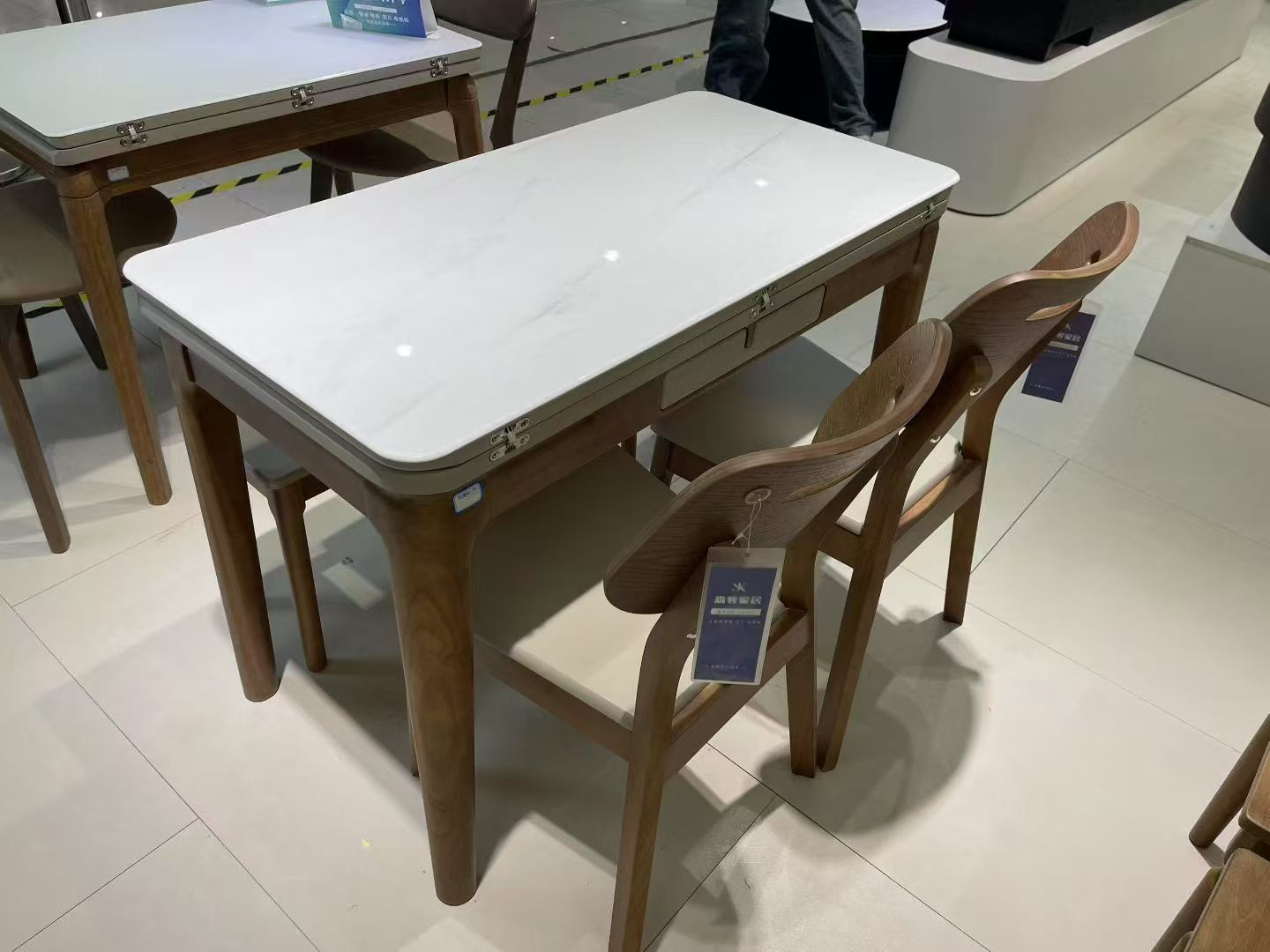 Dining Table Rectangular Glass S2530 | FONDHOUSE