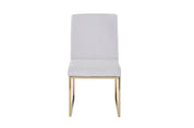 Gold Chromed Dining Chair HTC813 （2 Chairs）| Fondhouse