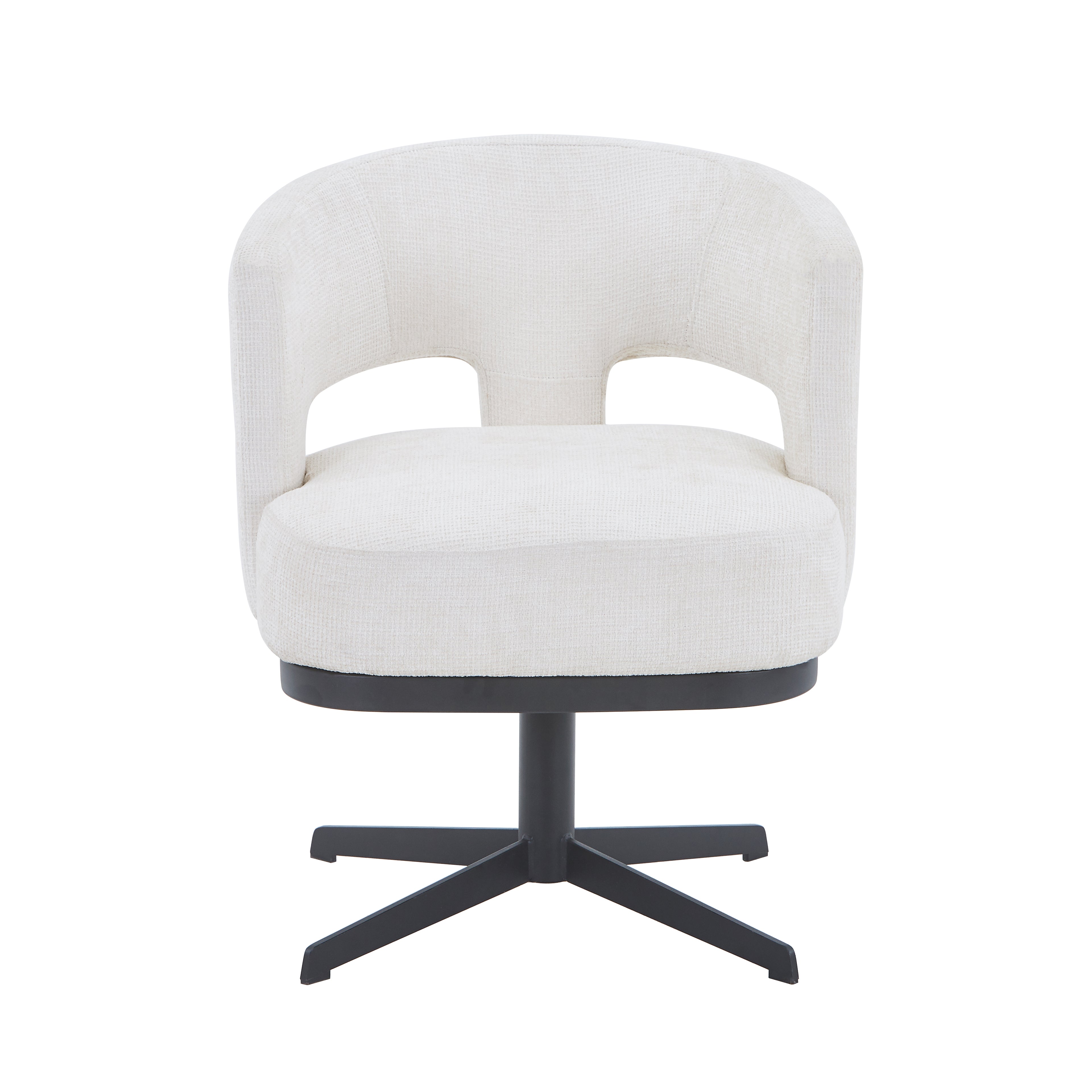Swivel Chair Spring Cushion Chair HTC818 | LEUKHOME