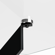 Table Salle a Manger en Verre Moderne Rectangulaire avec Noir Pieds pour Cuisine Bureau etc 110 x 70 x 75 cm AWS0214FR | LEUKHOUSE