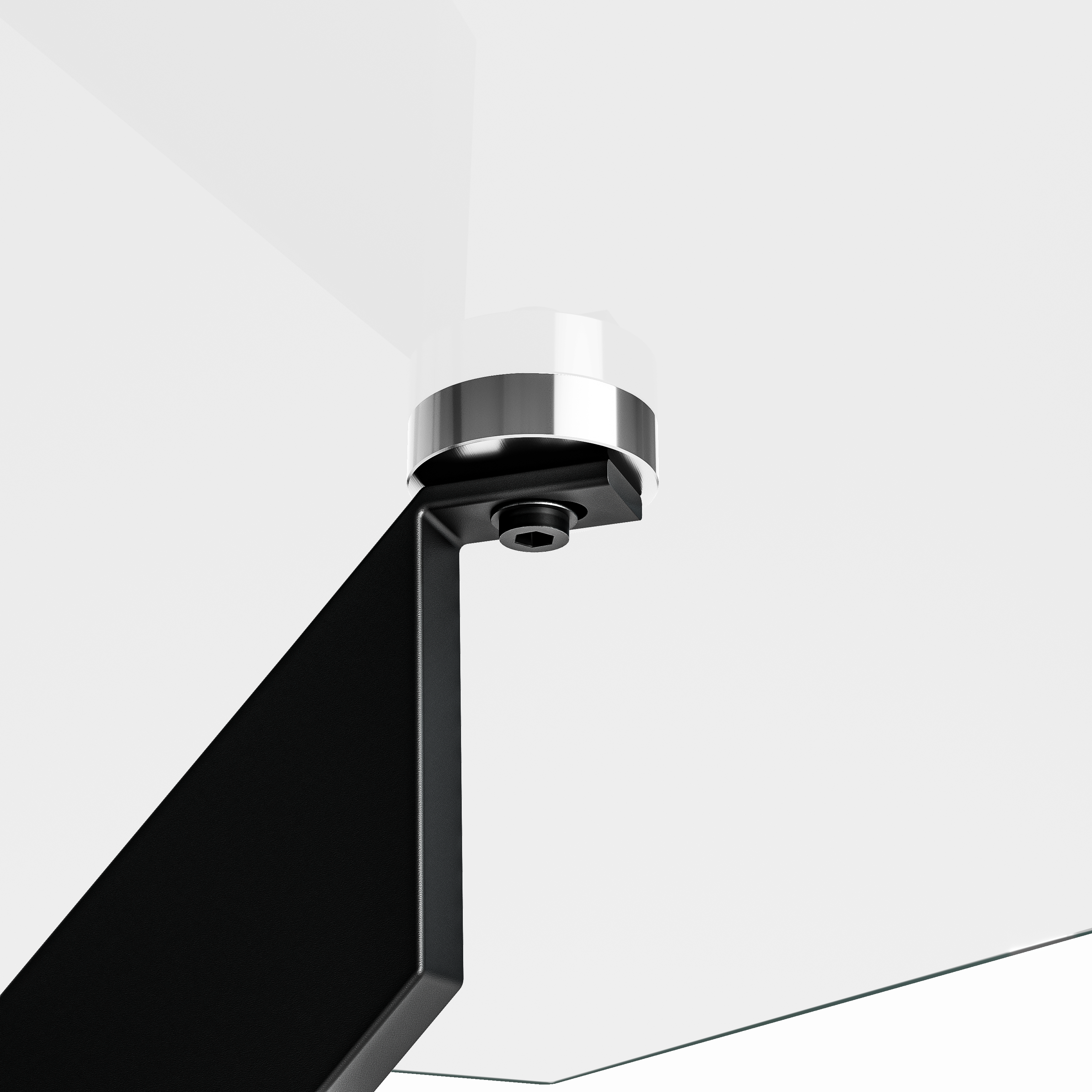 Table Salle a Manger en Verre Moderne Rectangulaire avec Noir Pieds pour Cuisine Bureau etc 110 x 70 x 75 cm AWS0214FR | LEUKHOUSE