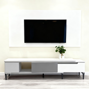 TV Stand Artificial Stone Baking Paint LKL058TSJKN | LEUKHOME