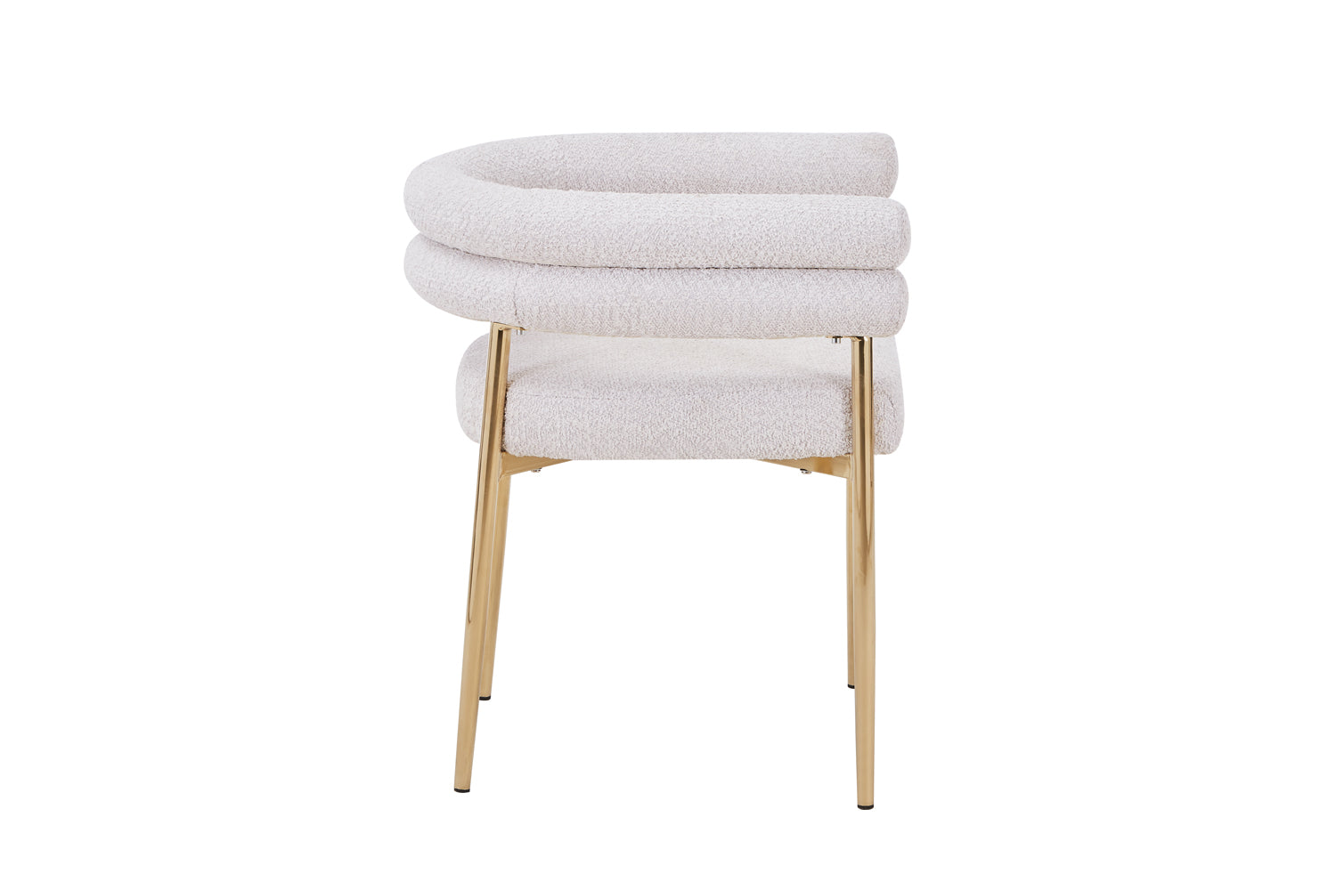 Gold Chromed Dining Chair HT04（2 Chairs） | Fondhouse